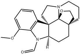 19,20-Epoxy-1-formyl-17-methoxyaspidospermidine Structure