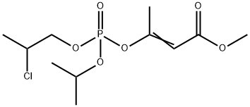 1-Methoxycarbonyl-1-propen-2-yl=2-chloropropyl=isopropylphosphate Structure