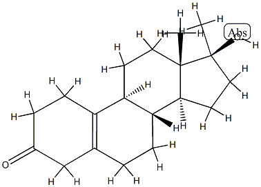 (17β)-17-Hydroxy-17-Methylestr-5(10)-en-3-one Structure