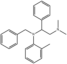 α-(Dimethylaminomethyl)-N-(o-tolyl)-N-benzylbenzenemethanamine Structure