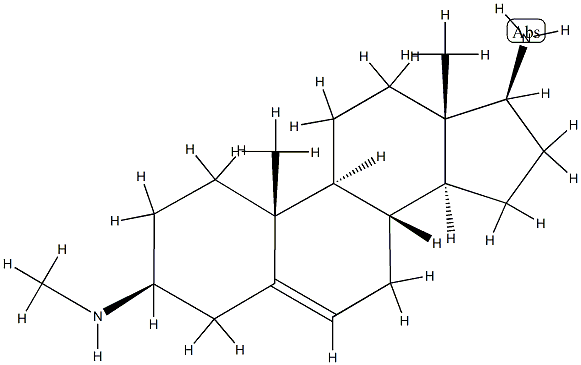 N-Methylandrost-5-ene-3β,17β-diamine Structure