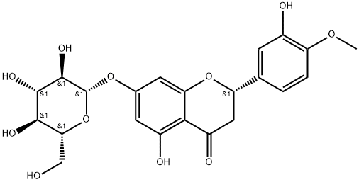 橙皮素-7-O-葡萄糖苷, 31712-49-9, 结构式
