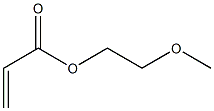 ポリエチレングリコルモノメチルエテルのアクリル酸エステル 化学構造式