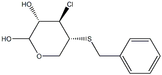 4-S-Benzyl-3-chloro-3-deoxy-4-thio-α-D-xylopyranose|