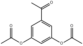 3',5'-ジアセトキシアセトフェノン 化学構造式