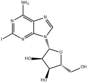 2-ヨードアデノシン 化学構造式