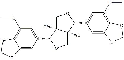 (+)-5,5'-[(1S,3aβ,6aβ)-Tetrahydro-1H,3H-furo[3,4-c]furan-1β,4β-diyl]bis[7-methoxy-1,3-benzodioxole]|