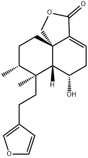 (6S,10aS)-7β-[2-(3-Furyl)ethyl]-6,6aβ,7,8,9,10-hexahydro-6-hydroxy-7,8α-dimethylnaphtho[1,8a-c]furan-3(5H)-one Structure