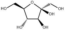 D-(-)-フルクトース 化学構造式