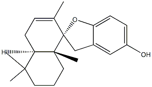 (2S)-4'aβ,5',6',7',8',8'a-Hexahydro-2',5',5',8'aα-tetramethylspiro[benzofuran-2(3H),1'(4'H)-naphthalen]-5-ol|