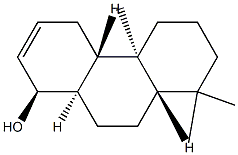 (1S)-1,4,4aβ,4b,5,6,7,8,8aβ,9,10,10aα-Dodecahydro-4bα,8,8-trimethylphenanthren-1β-ol Structure