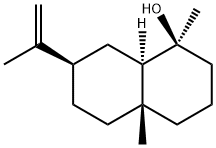 (1S,8aα)-Decahydro-1,4aβ-dimethyl-7β-isopropenyl-1-naphthol Structure