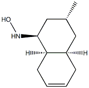 (1S)-1,2,3,4,4aα,5,8,8aα-Octahydro-N-hydroxy-3α-methyl-1β-naphthalenamine|