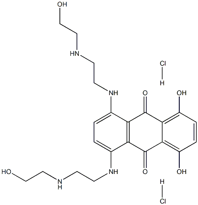 ミトキサントロン二塩酸塩 化学構造式
