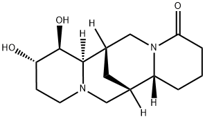 (7S,7aβ,14aα)-Dodecahydro-8α,9β-dihydroxy-7α,14α-methano-4H,6H-dipyrido[1,2-a:1',2'-e][1,5]diazocin-4-one Structure
