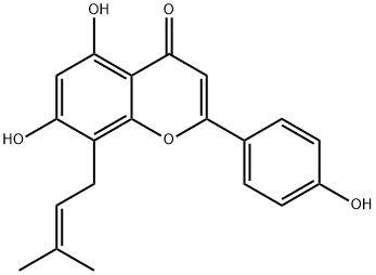 甘草黄酮 C, 72357-31-4, 结构式