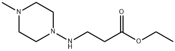 ba-Alanine, N-(4-methyl-1-piperazinyl)-, ethyl ester (9CI) Structure