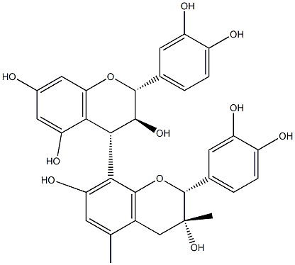 葡萄籽提取物, 84929-27-1, 结构式