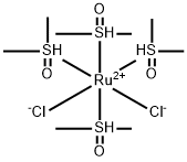 四(二甲基亚砜)氯化钌(II), 89395-66-4, 结构式