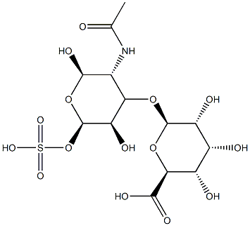 硫酸软骨素, 9007-28-7, 结构式