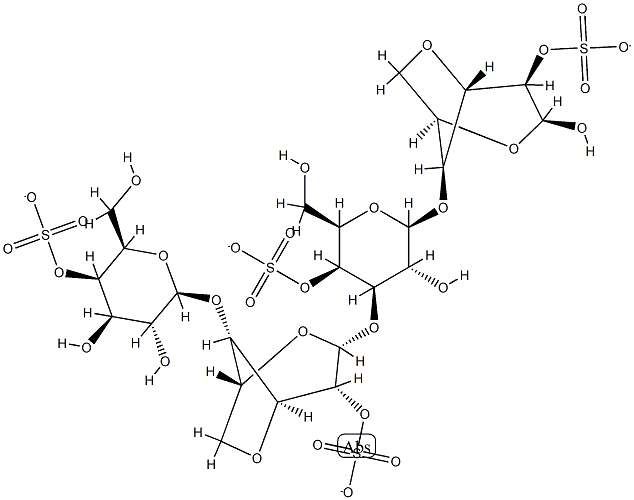 i-卡拉胶, 9062-07-1, 结构式