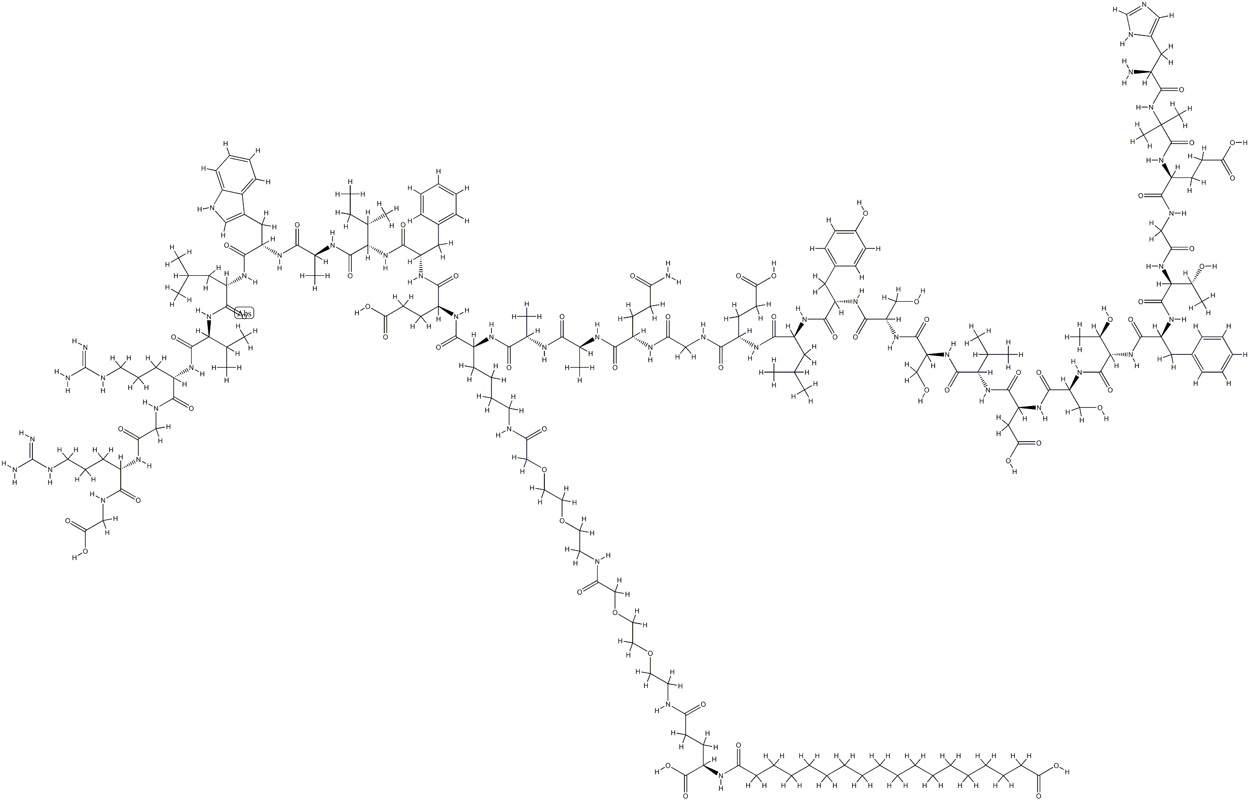 索马鲁肽, 910463-68-2, 结构式