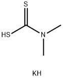 ジメチルジチオカルバミド酸カリウム 化学構造式