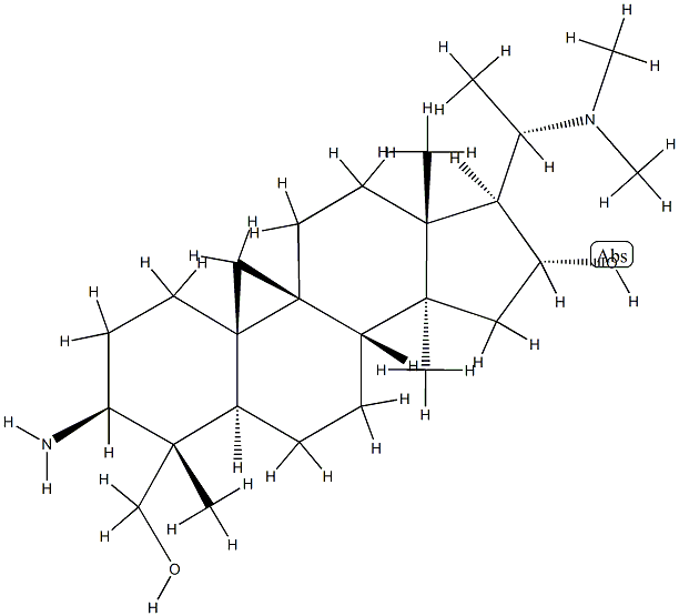 (20S)-3β-Amino-20-(dimethylamino)-16α-hydroxy-4,14-dimethyl-9β,19-cyclo-5α-pregnane-4α-methanol|