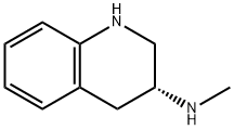 (R)-N-甲基-1,2,3,4-四氢喹啉-3-胺, 166742-75-2, 结构式