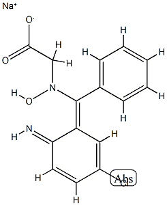 α-(2-AMino-5-chlorophenyl)-N-(carboxyMethyl)-α-phenylnitrone MonosodiuM Salt Structure