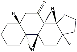5α-Androstan-7-one Structure