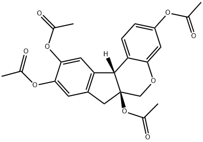 tetraacetylbrazilin Structure