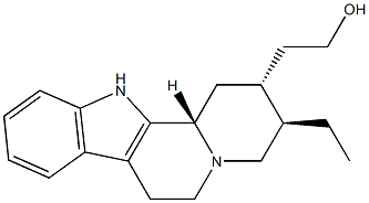 (-)-Dihydrocorynantheol Structure