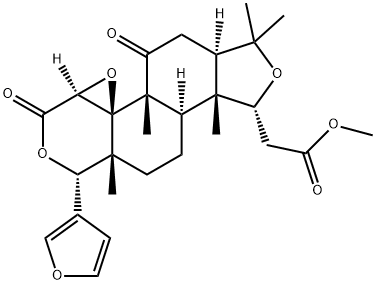 2-Descarboxy-2-(methoxycarbonyl)-19-deoxylimonoic acid 16,17-lactone Structure