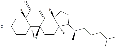 5α-Cholest-7-ene-3,6-dione Structure