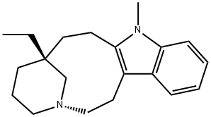 [3S,7R,(-)]-7-Ethyl-1,4,5,6,7,8,9,10-octahydro-10-methyl-2H-3,7-methanoazacycloundecino[5,4-b]indole Structure