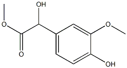 α,4-Dihydroxy-3-methoxybenzeneacetic acid methyl ester Structure