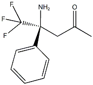 (4S)-4-amino-5,5,5-trifluoro-4-phenylpentan-2-one