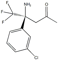 (4S)-4-amino-4-(3-chlorophenyl)-5,5,5-trifluoropentan-2-one