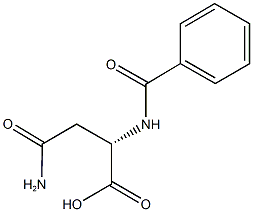 (2S)-4-amino-2-(benzoylamino)-4-oxobutanoic acid Structure