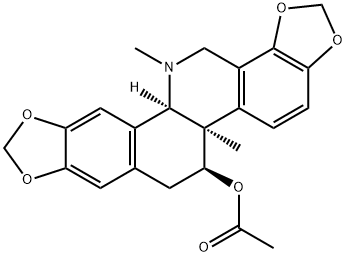 乙酰紫堇灵, 18797-80-3, 结构式