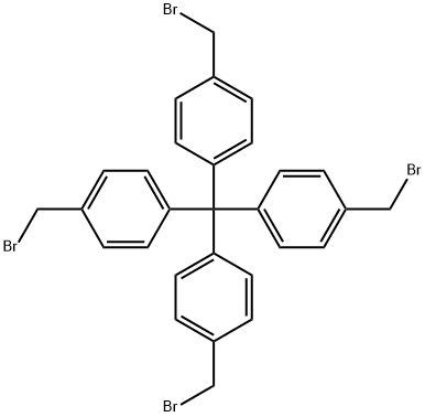 tetrakis(4-(bromomethyl)phenyl)methane, 1535222-54-8, 结构式