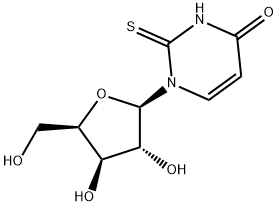 1-(beta-D-Xylofuranosyl)-2-thiouracil Structure