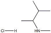 N,3-dimethylbutan-2-amine hydrochloride Structure