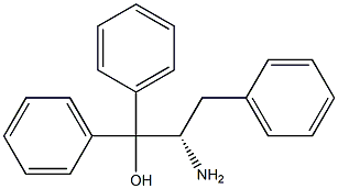 (2S)-2-AMINO-1,1,3-TRIPHENYLPROPAN-1-OL Structure