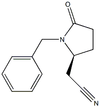 (S)-1-BENZYL-5-(CYANOMETHYL)-2-PYRROLIDINONE Structure