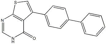 5-(4-Phenyl-phenyl)thieno[2,3-d]pyrimidin-4(3H)-one ,97% Structure