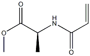 (2S)-2-(Acryloylamino)propionic acid methyl ester Structure