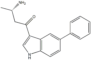 (S)-3-Amino-1-(5-phenyl-1H-indol-3-yl)-1-butanone