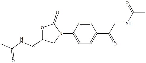 (5S)-5-Acetylaminomethyl-3-[4-acetylaminoacetylphenyl]oxazolidin-2-one